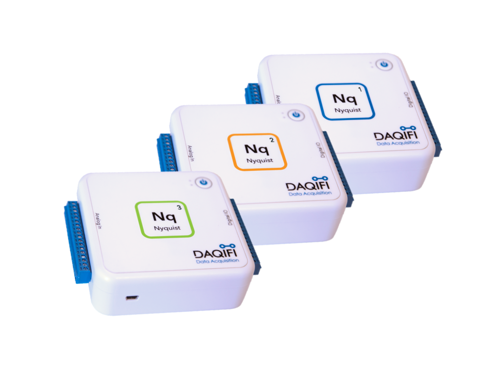 DAQiFi Nyquist 1, Nyquist 2 and Nyquist 3 data-acquisition devices